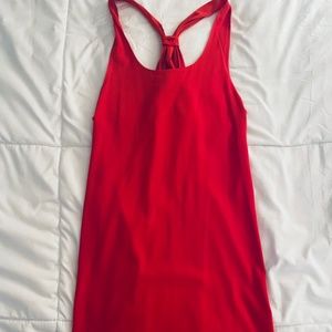 Final reduction. Never worn, new Alice and Olivia red silk mini